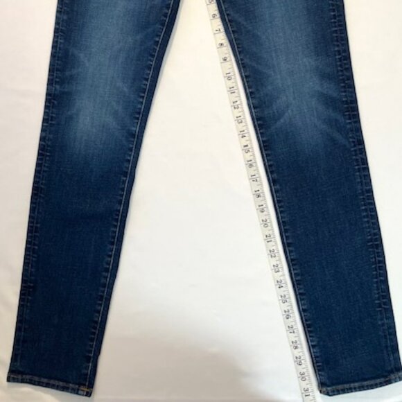 American Eagle Young Mens Size 30x31  Skinny  Straight Jeans AIRFLEX+ Dark Wash - Picture 5 of 13